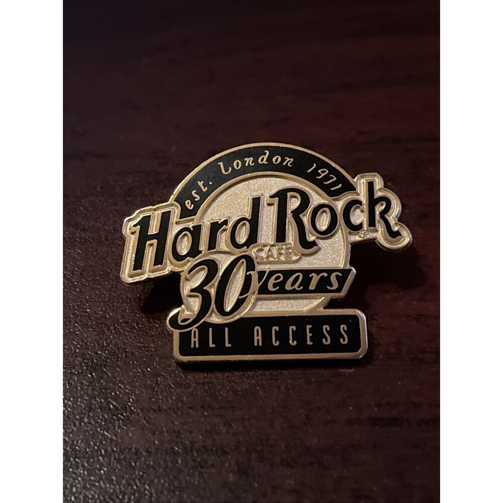 Hard Rock Cafe London 30th Anniversary All Access Lapel Hat Pin